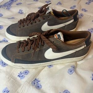 Nike Blazer Low 77 Premium Vintage Men's Brown Shoes Sz - 11.5